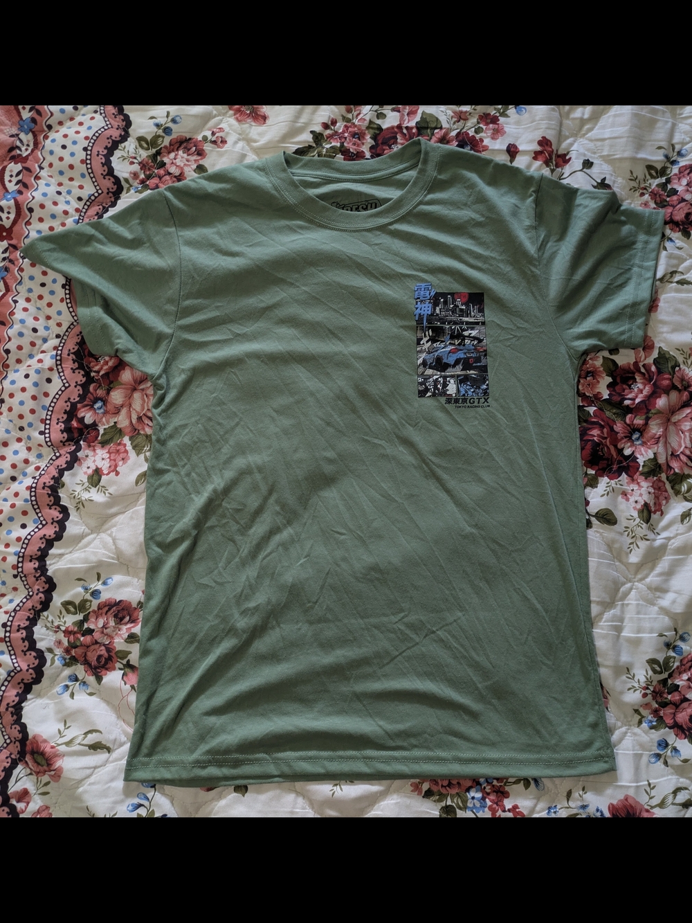 Men's Sage Graphic Crew Neck T-Shirt